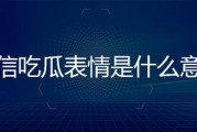 回复吃瓜的表情是什么意思啊